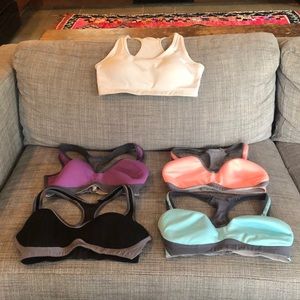 Lot of 4 Champion Size M Sports Bras